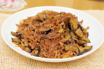 麻婆春雨（ナス入り）
