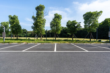 parking lot in City park © THINK b