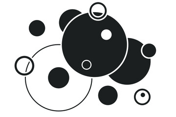 Minimalistic vector universe background.