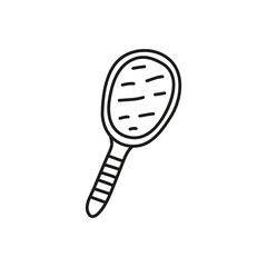 Doodle hand mirror.