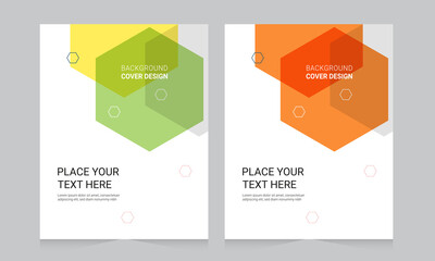 Cover design for annual report and business catalog, magazine, flyer or booklet. Brochure template layout. A4 cover vector EPS-10