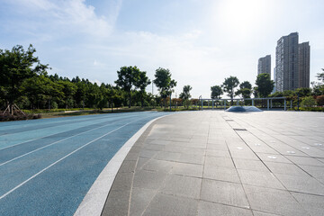 track in city park