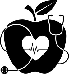 An apple a day keeps the doctor away, health is wealth,  global health promotion, health care awareness, healthy heart