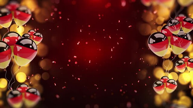 Germany background animation independence day 3rd of october, 4k resolution V1