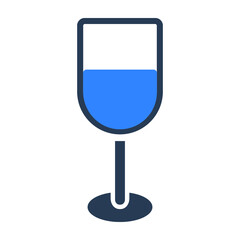 Drink, drinking, drunk, glass, restaurant, vine icon