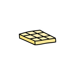 Doodle white chocolate bar.