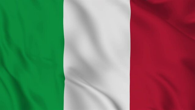 Flag of Italy. High quality 4K resolution