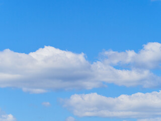 blue sky with a cloud close-up
