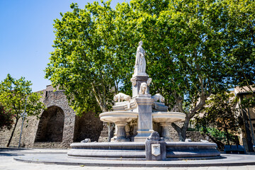 Obraz premium Fontaine de la Belle Agathoise à Agde