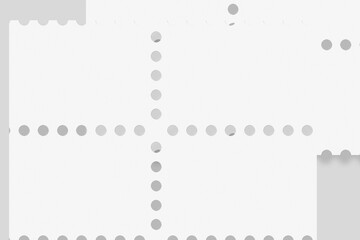 Blank Postage Stamp for Mockup. 3D Render.