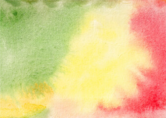Handmade colorful Watercolor Texture Background Vector, Colorful handmade Abstract Background