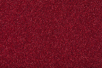 Fototapeta premium Glitter background in lush red colour, texture for elegant new design view.