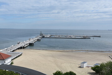 Obraz premium Sopot, miejscowość wypoczynkowa nad Bałtykiem, Polskie Uzdrowisko