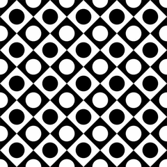 Vector seamless pattern with abstract geometric circle