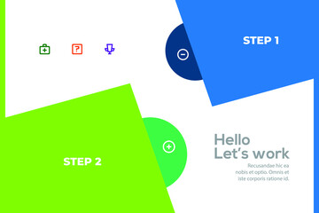 infographic template with arrows