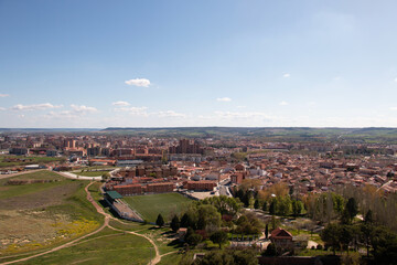 Obraz premium Vista de la ciudad de Palencia