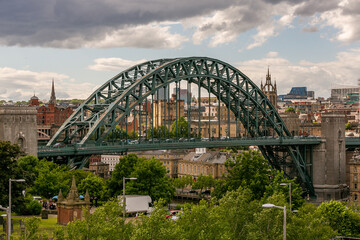 The Tyne Bridge is a through arch bridge over the River Tyne in North East England, linking Newcastle upon Tyne and Gateshead.