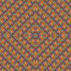 Seamless colorful pattern, Geometric pattern in ethnic style
