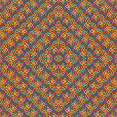 Fototapeta premium Seamless colorful pattern, Geometric pattern in ethnic style