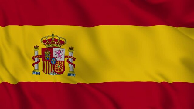 Flag of Spain. High quality 4K resolution	