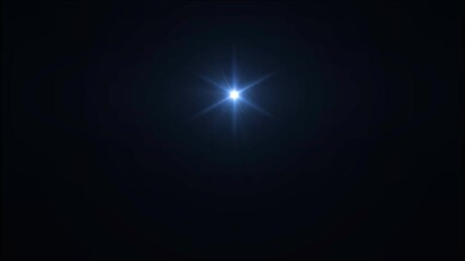 Bright star with blue tint 