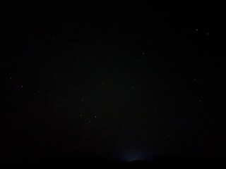 Night sky with big dipper