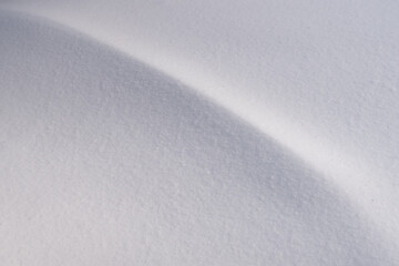 The snowdrift texture in winter - 514817578