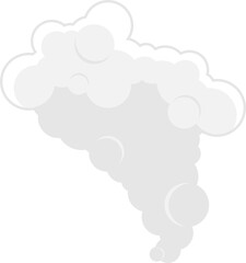 Cartoon smoke fog clip art