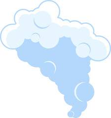 Cartoon smoke fog clip art