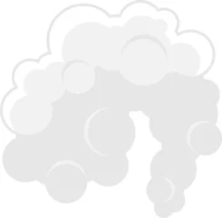 Gordijnen Cartoon smoke fog clip art © Ovidiu