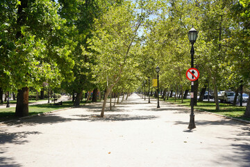 walk in the park: Alameda in Santiago de Chile