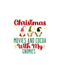 Gnome svg bundle, holiday gnome clipart, gnome sign with quote, gnome silhouettes svg cut file for cricut, print for shirt, png, dxf, eps