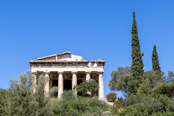 Ancient Agora and the Temple of Hephaestus, Athens, Greece - 514821936