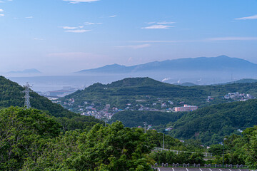 北海道室蘭　地球岬展望台からの景観