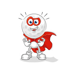 golf head heroes vector. cartoon character