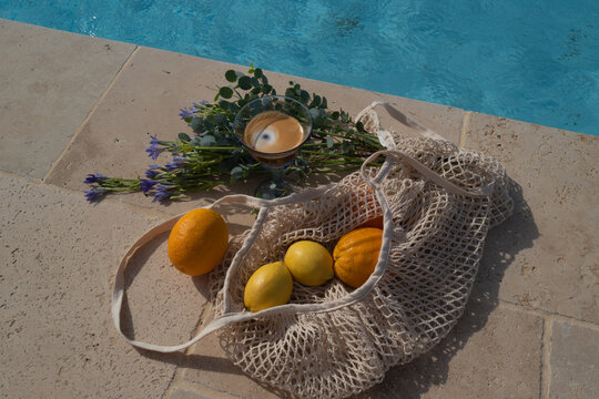 Summer Vibes By The Pool In The South Of France