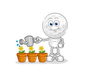 golf head Mexican culture and flag. cartoon mascot vector