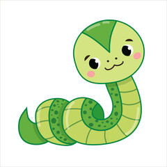 funny african animal isolated on transparent background. vector illustration