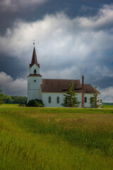 Country church, North Dakota