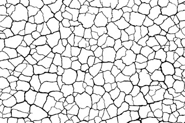  Background from cracks, scratches, chips.  Grunge texture black and white.  