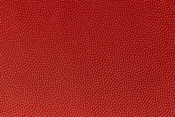 Red basketball ball leather background. Horizontal sport theme poster, greeting cards, headers, website and app