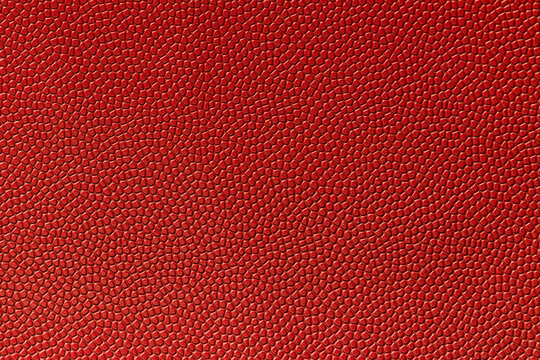 Red basketball ball leather background. Horizontal sport theme poster, greeting cards, headers, website and app