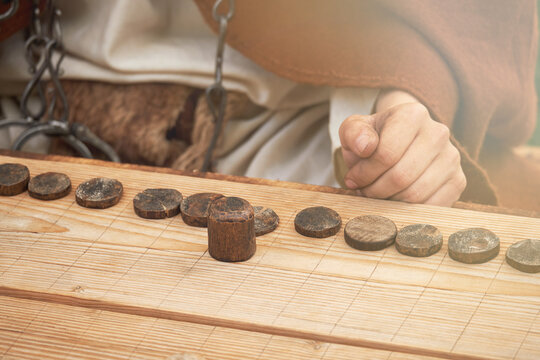 Ludus Latrunculorum, or Latrunculi, is an ancient Roman strategy game. Reconstruction of board games from the Roman Empire