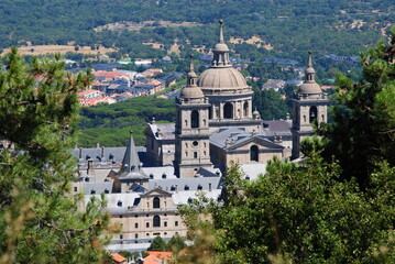 view of the El Escorial Monastery
