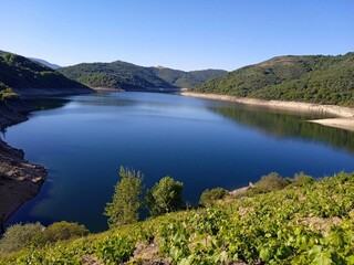 Embalse de Buxán en O Bolo, Galicia