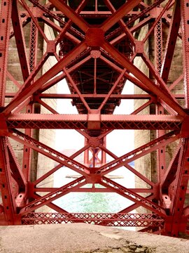 Under the Golden Gate Bridge