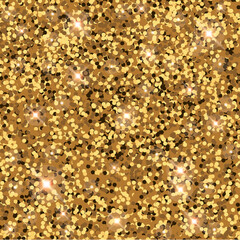 Golden shimmering Glitter wallpaper background