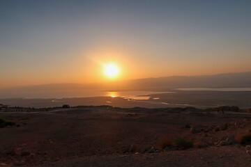 Naklejka na ściany i meble Masada Sunrise