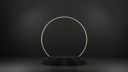 Cylinder abstract minimal scene with geometric platform. summer background rendering podium. stand to show cosmetic products.3d rendering