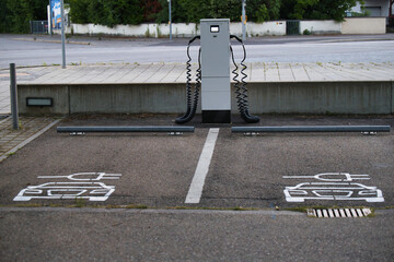 meter in parking lot, charge, electric car, battery, plug, vehicle, ecology, recharge, car, renewable, automobile, hybrid, eco, fuel, connector, cable, charger, ev, energy, station, economy